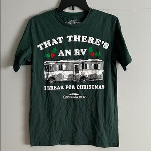 Christmas Vacation Dark Green short sleeve T-Shirt. Men’s/womans. Small. NWT